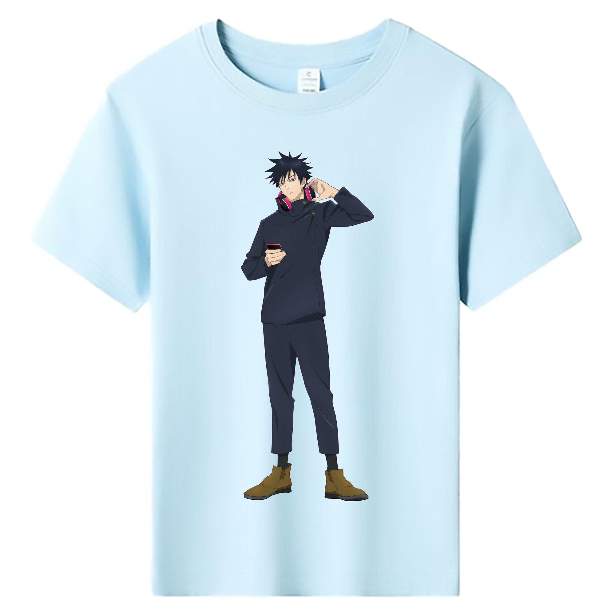（画像用） 呪術廻戦 Jujutsu Kaisen 綿100％キッズTシャツ（フロントプリント）